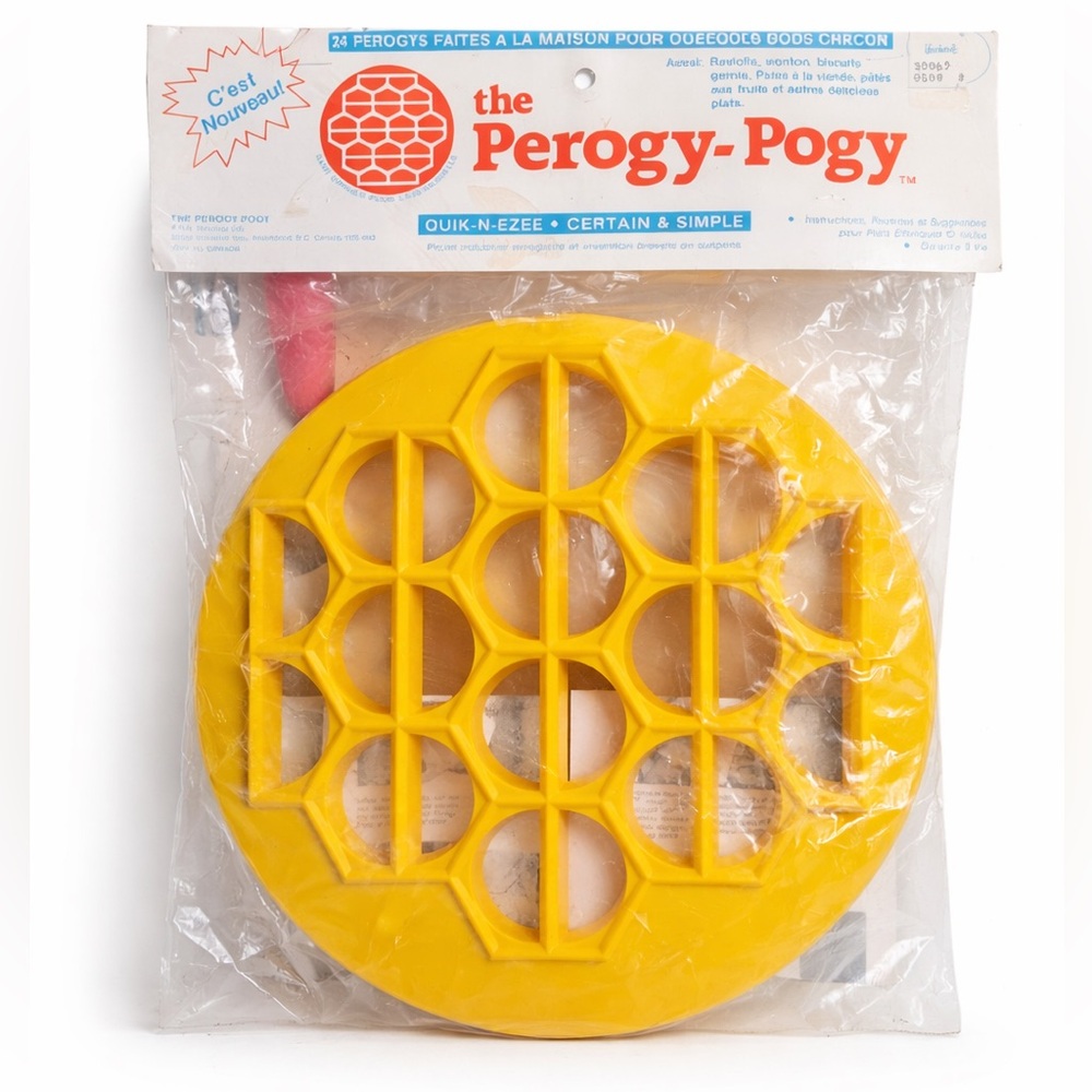 Vintage Perogy-Pogy 24 Pierogi Maker NOS Ravioli Wonton Press Woodwards